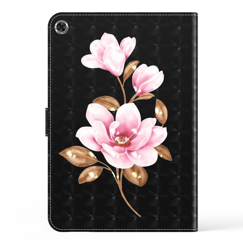 Κάλυμμα Samsung Galaxy Tab A8 (2021) Faux Leather Tree Blossoms